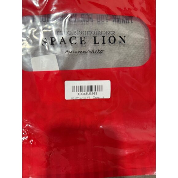 Space Lion Quilted Autumn/Winter Dog Jacket W/ Corduroy Collar & Pockets - Picture 6 of 6